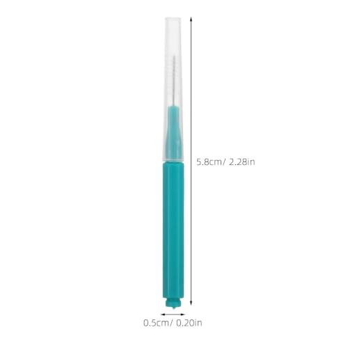 NUSITOU 80 Szt. Sztuk Szczoteczek Do Czyszczenia Przestrzeni Międzyzębowych z Drutu Nierdzewnego Ergonomiczny Push-pull Dental Gap Cleaner Do Usuwania Płytki Nazębnej Poręczny Szczelin