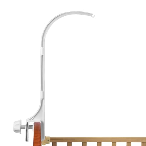 Image of HLEEDUO 24 inches Crib Mobile arm,U Type Design,Anti-Slip Design,Baby Mobile arm Suitable for Strollers, Cribs, Diaper Changing Tables