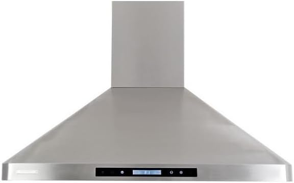 XtremeAir PX02-W36, 36" wide, LED lights, Baffle Filters W/Grease Drain Tunnel, 1.0mm Non-Magnetic Stainless Steel Seamless Body, Wall Mount Range Hood
