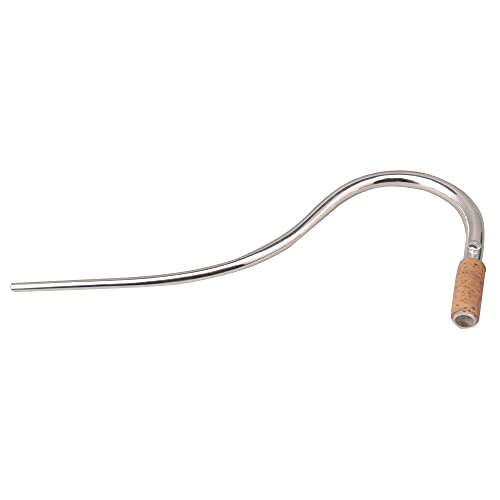 Mxfans Silver-Plated 21.5Cm Bassoon Bocal Crook Metal Mouthpiece With Cork Head Joint #TOP20