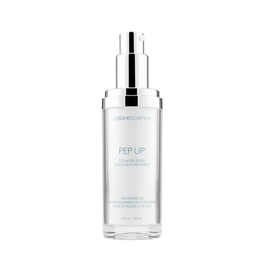 Colorescience Pep Up Collagen Renewal Face & Neck Treatment, Promotes Collagen and Elastin Production, 10 Peptides to Defend Against Signs of Aging
