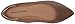 Amazon Essentials Women's Pointed-Toe Ballet Flat, Chocolate, 10 Wide