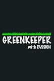  Greenkeeper football groundsman golf pitch gift: notebook Graph Paper , 6x9 inch, 120p.