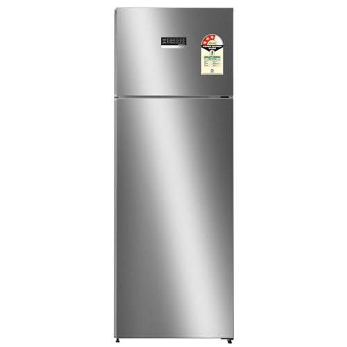 Image of Bosch 269L, 3-Star, Inverter Frost free Double Door Refrigerator (2025 Model, CTC29K03NI, 6-in-1 Convertible, 18 Hours Cooling Retention, Digital Display, Super Freeze, 80min Convert, Shiny Silver)