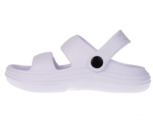 Image of Foamwalk Girl's EVA Slides Fisherman, Buckle Clogs Kids Cloud Slides - Slip On Sandals for Girls Toddler /Little Kid /Big Kid