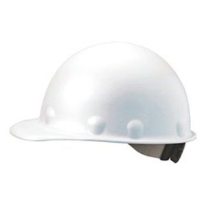 P2A HARD HAT WHITE SWINGSTRAP W/ QUICKLOK