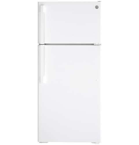 GE 16.6 CF Top Mount Refrig Wht
