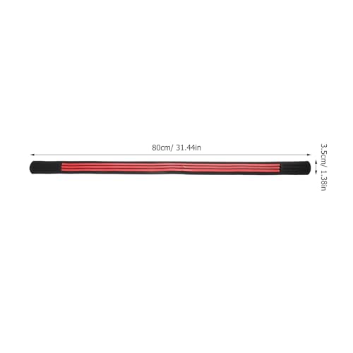 Pegatinas reflectantes coche de goma roja tiras parachoques 2