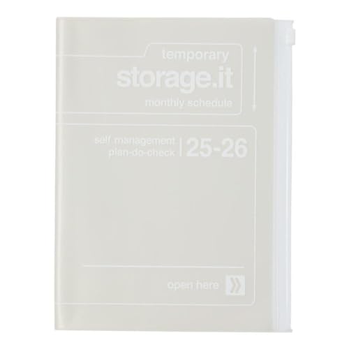 蒠 2025 XPW[ 2025N3n܂ ԃubN A5 Xg[WCbg zCg }[NX 25SDR-H02-WH