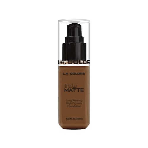 Image of L.A. COLORS Truly Matte Foundation, Mahogany CLM364