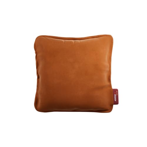 STOOV Ploov - Heating pad - Wireless - Infrared Heating Technology - Plus Battery with up to 4 hrs of Essential Warmth Wireless Heat - 45x45 cm - Velvet Terracotta Orange