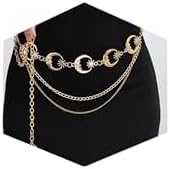 layered sun chain belt