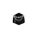 MODRSA Chain Belt Gold Chain Belt for Women Fashion Gold Waist Chains Metal Moon Sun Layered Waist Belts Chains Trendy Belly Belts for Women