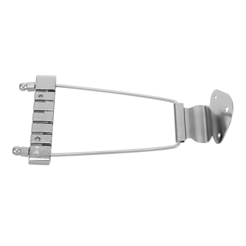 Garneck 6-string Guitar Tailpiece Archtop Bass Guitar Tailpiece Solid Zinc Alloy for