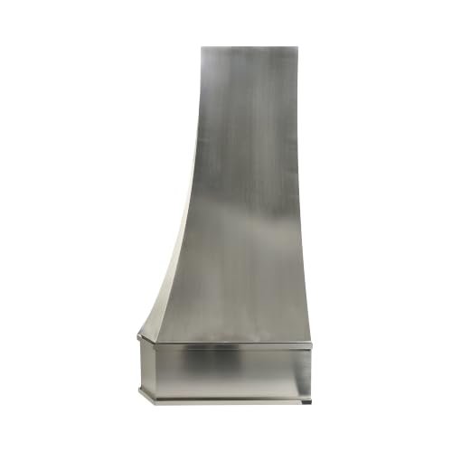 Image of SINDA Stainless Steel Range Hood with Internal Motor, Lighting and Baffle Filter, 48 inchW x 51 inchH, Wall Mount, In Stock