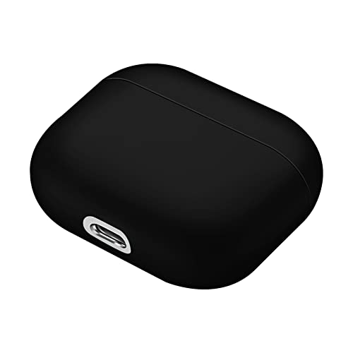 Für AirPods 3 Hülle, Colorful Schutzhülle Case Silikonhülle Abdeckung Haut Compatible mit Apple AirPods 4 Ladekoffer (01-Schwarz) Cover