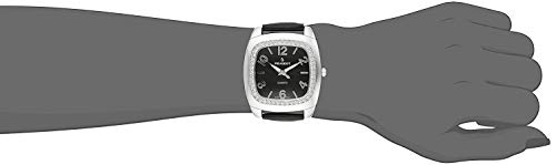 Peugeot Women's Crystal Bezel Boyfriend Watch, Easy to Read Dial with Colorful Leather Strap by Peugeot - Used condition - Image 2