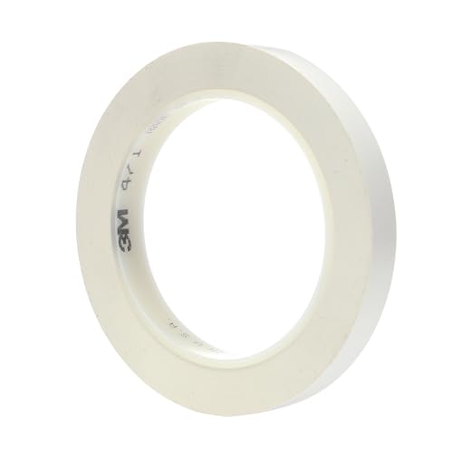 Image of 3M Vinyl Tape 471 White, 1 /2 inch x 36 yd., 1 Roll, White Floor Tape, Paint Alternative for Floor Marking, Social Distancing, Color Coding, Safety Marking