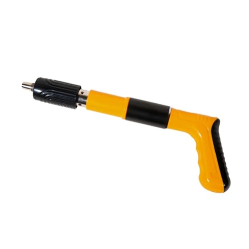 TIEOAXFT Handheld Powerful Concrete Nail Gun Dedicated Mini Nailer Wall Concrete Nail Gun Flooring Roofing Framing Palm Gun(Orange)