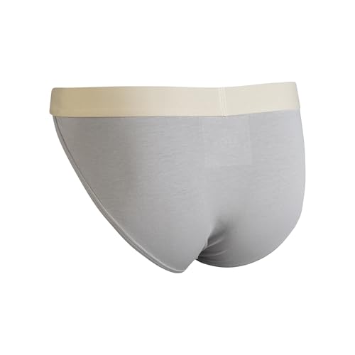 Mens Bikini Briefs Low Rise, Soft Cotton Underwear with Supportive Pouch & No-Fly Design for Comfort Fit, 4-Pack2