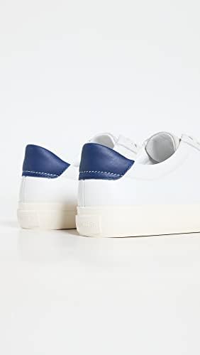Vince Men's Fulton Leather Sneakers, White, 11.5 Medium US | Image 3