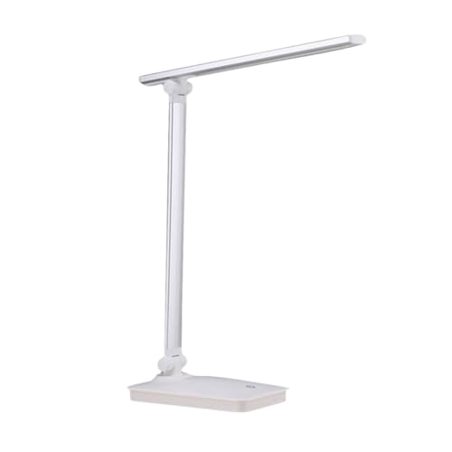 Lámpara de escritorio con protección ocular y luz ajustable LED YARNOW plata