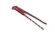 GEDORE red 90degree abgewinkelte Rohrzange, Spannweite 103 mm/3 Zoll, schwedisch, massiv, Zahnung versetzt, R27100030