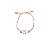 Antialérgica. Mr. Wonderful Pulsera, Metal y Cuerda, Multicolor, Estándar