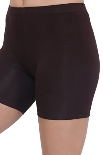 Image of Women's Solid Inner & Outer Wear Active Hot Shorts