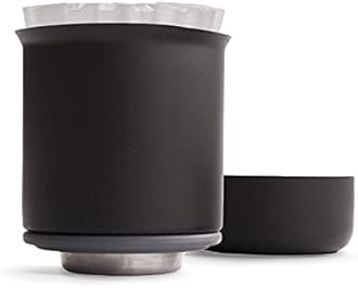 Fellow Stagg Pour-Over Dripper & Double Wall Glass Carafe Kit 20 oz [XF], Stainless Steel Vacuum Insulated, Non-Clogging, Fast Drip, Includes 20 Coffee Filter Papers