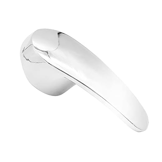 KtbeYTi 40 mm Universal Einhebelgriff Wasserhahn mit Schraube Heiß Kalt Wasserhahn Griffhebel für Küche Badezimmer Wasserhahn Ersatz Zubeh (Silber)