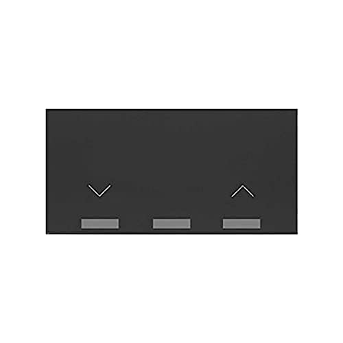 Simon 10001080-238 placa de pared cubierta interruptor negro empotrable 2