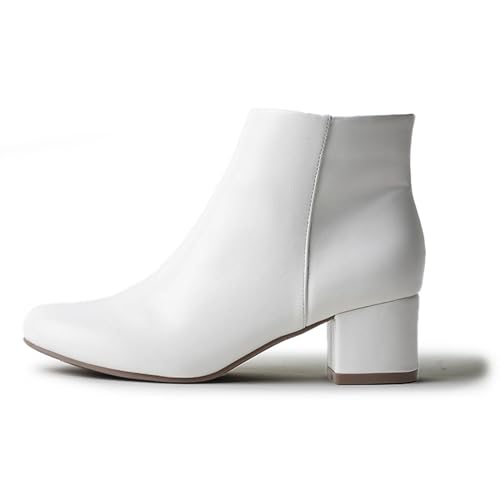 J. Adams Low Heel Zip Up Round Toe Ankle Bootie - Jody2