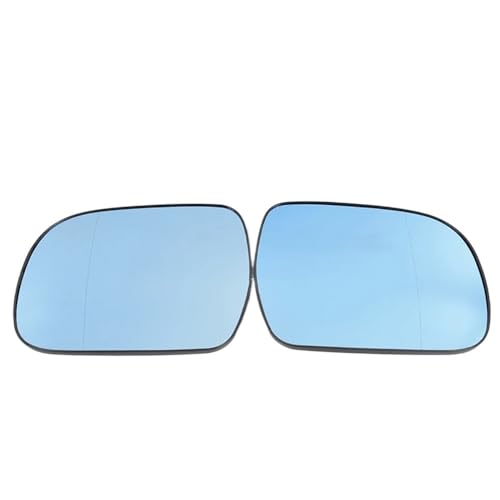 Cristal espejo retrovisor azul gran angular con calefacción para evitar ángulos muertos 2