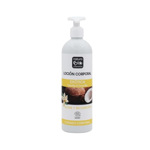 NaturaBIO Cosmetics Loción Corporal Exótica Vainilla y Coco Bio 500 ml