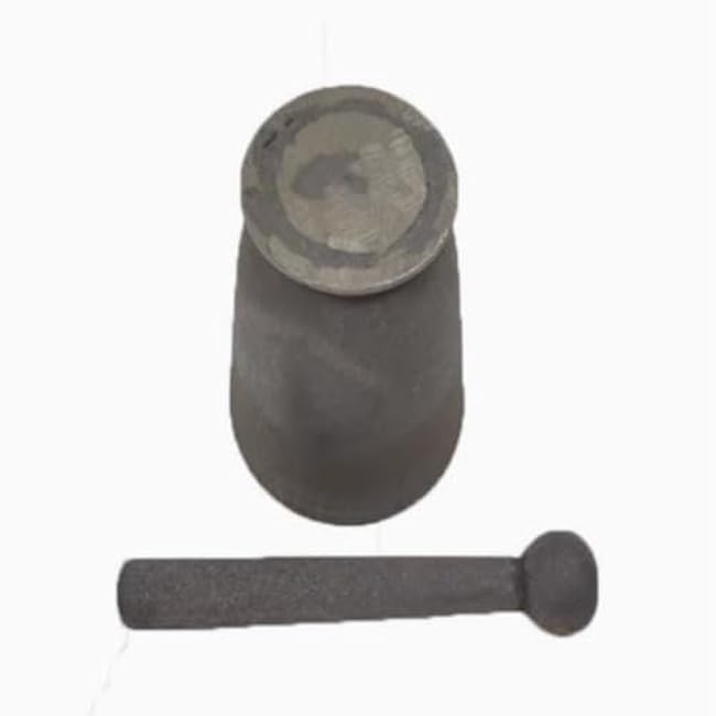 Mortar and Pestle Set Old-Fashioned Garlic Mortar Garlic Crusher Household Manual Crusher Grinder Pestle Set Seasoning Spice Tools(10x12cm)