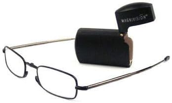 Foster Grant Men's Gideon Folding Rectangular Reading Glasses