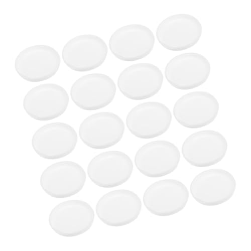 Mikikit 50 piezas Tapas Plásticas Blancas para Tubos de Envío Redondos Cierres Duraderos para Tubos de Cartón Kraft Protectores de para Almacenamiento y Envío de Carteles