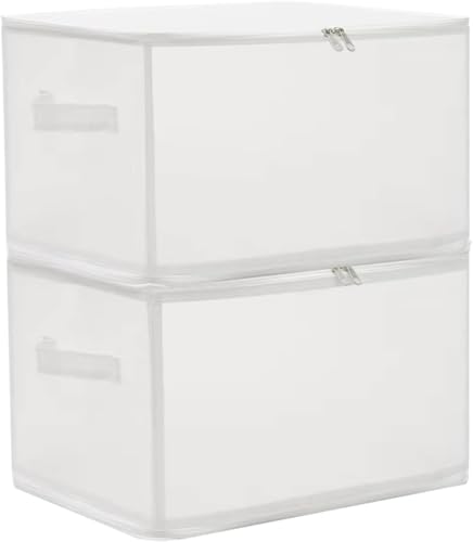 Apaeofl �N���[�[�b�g���[ �ߗގ��[�P�[�X �������[�{�b�N�X �z�c���[ ���[�L���[�u�P�[�X �܂肽���ݎ� ���[�P�[�X �ӂƂ���[ �N���A�v���X�`�b�N �h�o�E�h���E�h�� �ߑ����[�u�b�N�X �G�ݎ��[ �����E�ߗށE�C���[ �z���C�g (2��36L)