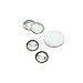 ChiButtons 25mm Metric System Metal Pin Badge Button with Pre-Assembled Pin-Back, Upper Shell & Mylar Film (Official ChiButtons Supplies, 500 Sets)