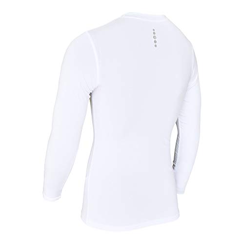 Top de ajuste de la piel Kookaburra KB Compression Lite unisex para niños color blanco talla M 2