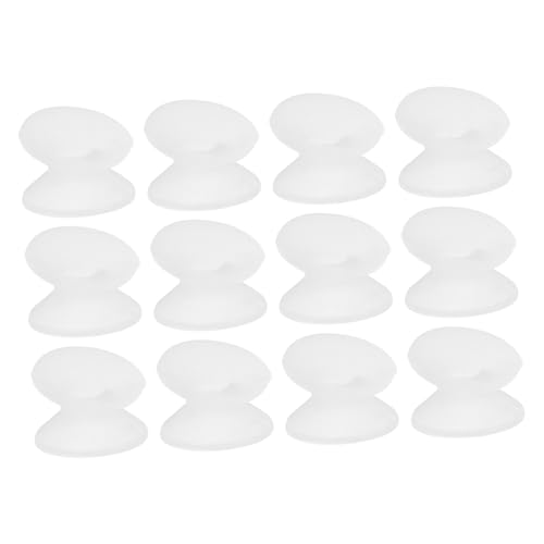 NOLITOY 12pcs Lip Brush Head Covers Waterproof Lip Mask Dust Cover Make-up Brush Cap Silicone Lip Brush Mask Covers for Makeup Brush Easy to Store and Cle