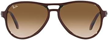 Ray-Ban Óculos de sol masculinos RB4355 Vagabond Pilot, marrom