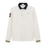 polo serge blanco promo Finitions de qualité : La broderie 15 en feutrine sur la manche droite, la boutonnière cachée et les bord-côtes aux poignets procurent des éléments fins et distingués.