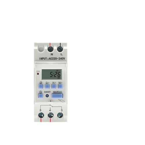 Relais temporel numérique THC15A interrupteur horaire 110V rail DIN programmable