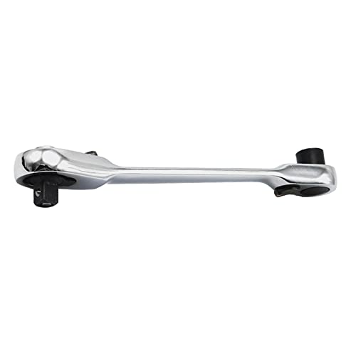 OJREEUB Mini llave dinamométrica hexagonal de 1/4 pulgadas tratada térmicamente y cromada, longitud de 10,7 cm