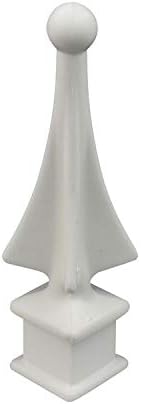 Lanza de plástico cuádruple, se adapta a 12" cuadrado (10, blanco)