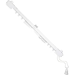 Cortinas De Cocina Para Riel RIEL CHYC 5431000 Riel Hierro Lacado Extensible Nº 2 (0,87 a 1,50 Metros), Multicolor