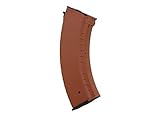 Generell TM kompatibel BEGADI Sport Airsoft AKM Midcap Magazin (150 BBS), für AK (JG, Marui, Dboys, Cyma, etc.) -orange-