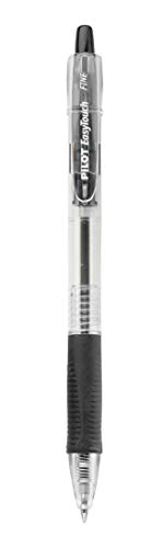Pilot Easytouch Refillable & Retractable Ballpoint Pens, Fine Point, Black Ink, 12-Pack (32210) #TOP2